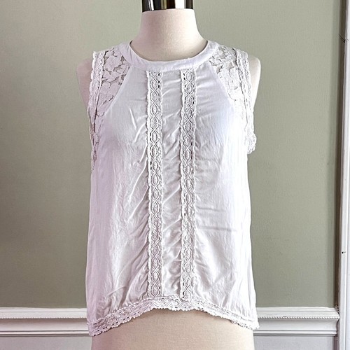 Boho lace sleeveless top - lace,