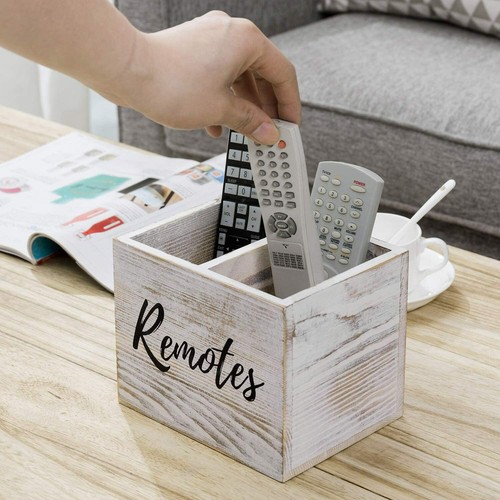Slot white wood remote - white,