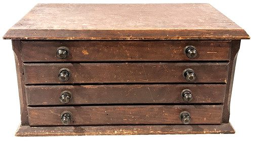 Antique oak watchmakers - oak,