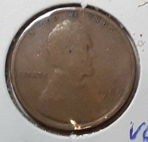 1909 lincoln wheat cent - lincoln, p