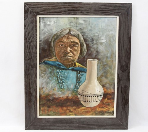 Alex yazzie 18x24 painting - alex,