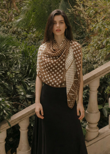 Nwt valentino brown polka dot - polka,