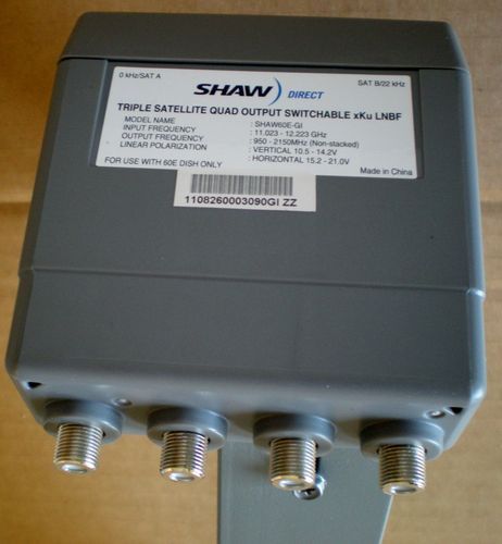 Shaw direct triple satellite - shaw,