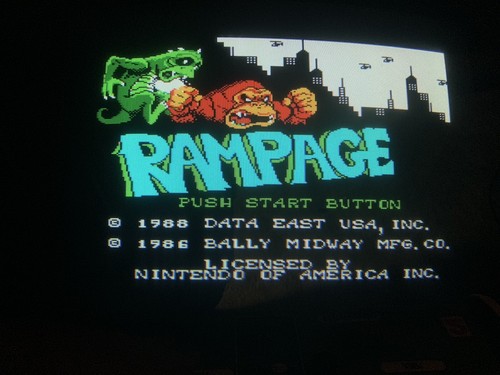 Nintendo playchoice rampage - nintendo,
