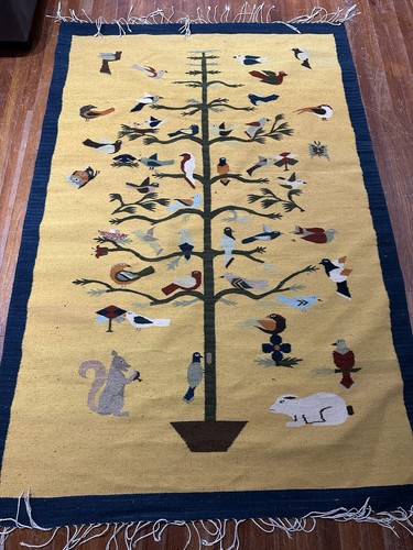 Vintage wool tree life - vintage,