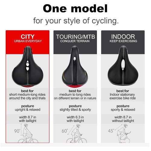 Memory foam bike seat - foam,