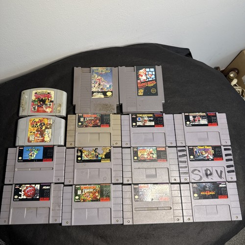 Vintage nintendo game lot - 15,