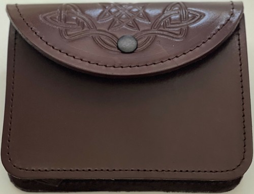 Leather scottish sporran - scottish,