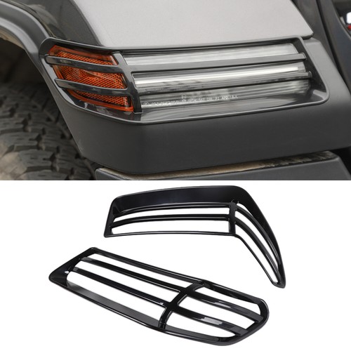 Black front wheel eyebrow - front,