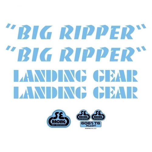 Bikes big ripper decal - bikes,