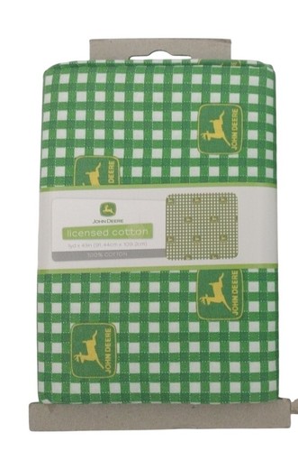 John deere gingham precut - john,