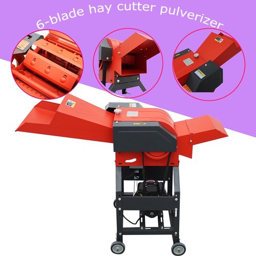 220v hay straw cutter shredder - 220v,