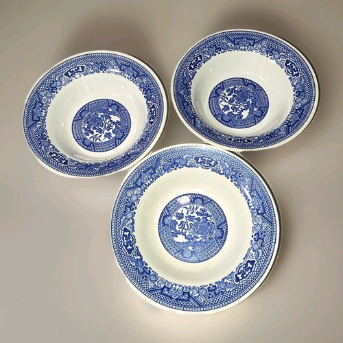 Blue willow pattern - blue, soup