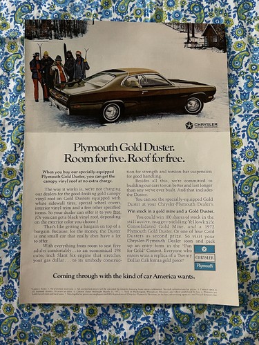 Vintage 1972 plymouth gold - vintage,