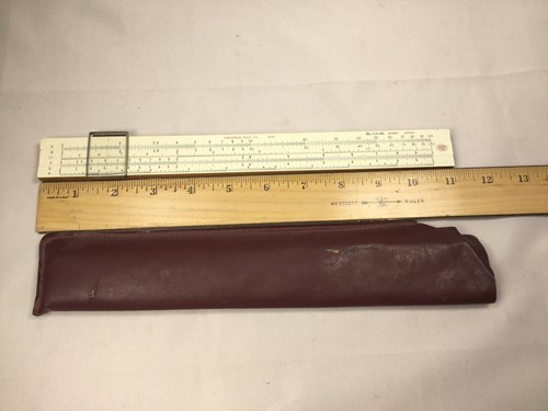 Post versalog slide ruler - post,