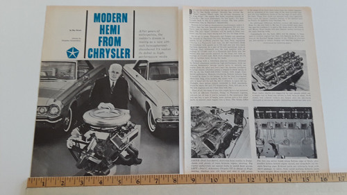 1964 chrysler 426 hemi engine - chrysler,