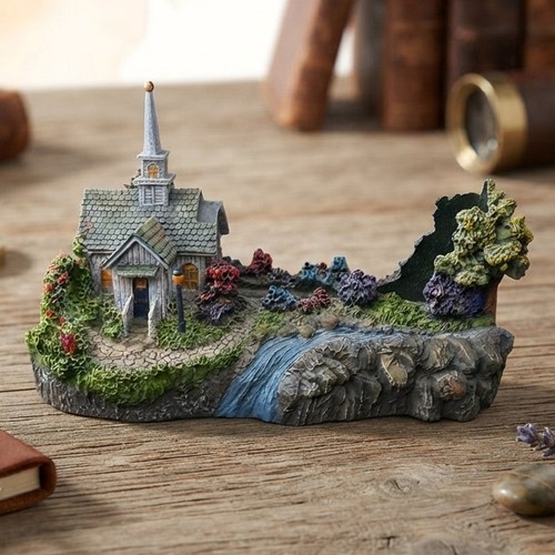 Thomas kinkade lighted forest - thomas,
