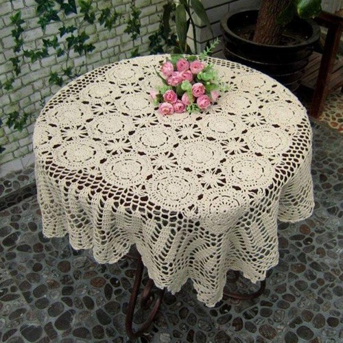 Vintage handmade crochet lace - crochet,