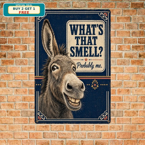 Funny donkey bathroom - bathroom, decor
