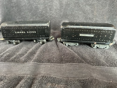 Prewar metal lionel tenders - 2,