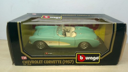 Burago chevrolet corvette 1957 - burago,