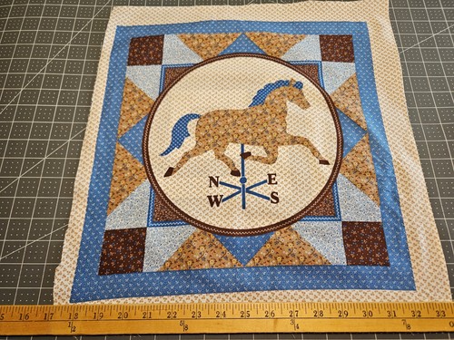 Vtg cranston panel horse - vtg,
