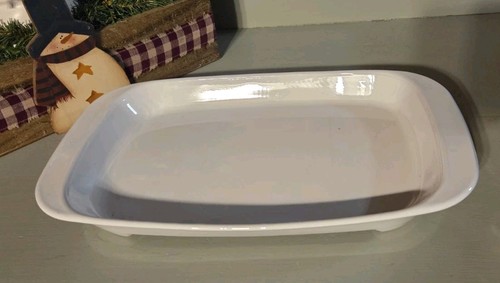 Vtg corning ware white - vtg,