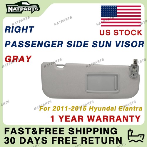 Right passenger side sun visor - right,