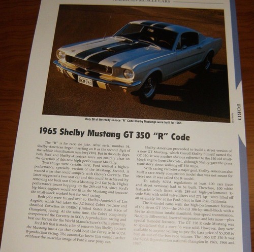 1965 shelby mustang - 1965,