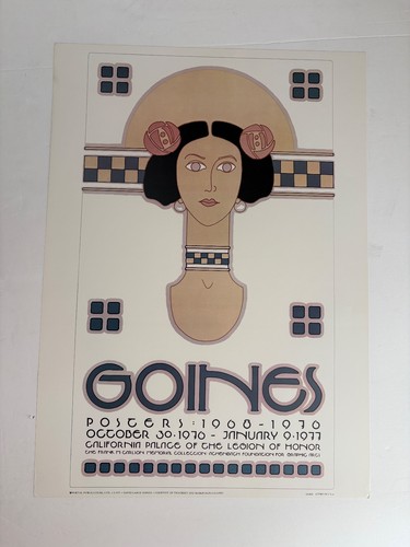 Goines vintage repro - , poster