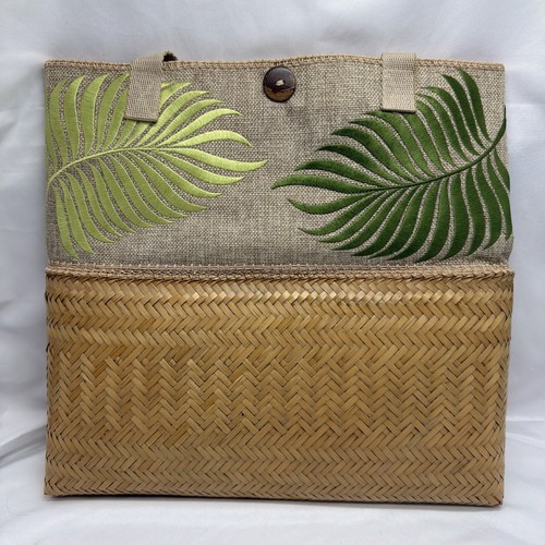 Woven bamboo skin filipino - bamboo, bag