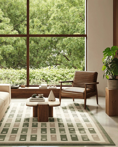 Scandinavian modernist kilim - modernist,