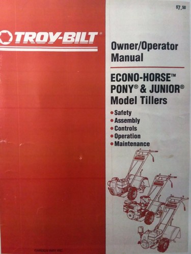 Troy bilt econo horse pony - econo-horse,