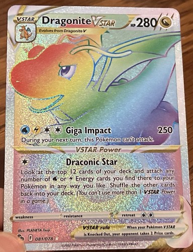 Dragonite vstar 081 078 - dragonite,