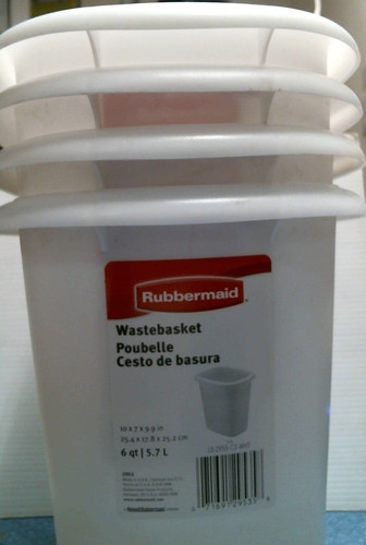 Rubbermaid waste basket - waste,