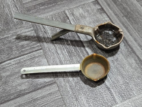 Vintage lot cast iron lead - cast,