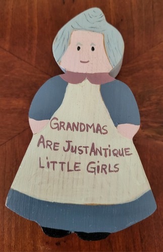 Wooden grandma grandmas - "grandmas, are