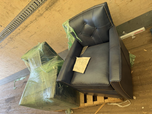 Hooker furniture blue leather - blue,