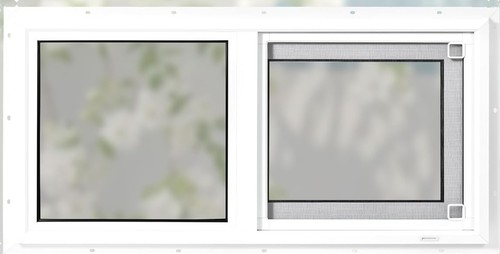 Vinyl sliding basement window - sliding,