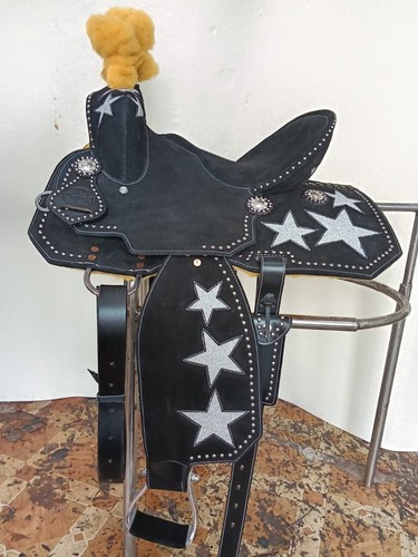 Premium leather western barrel - leather,