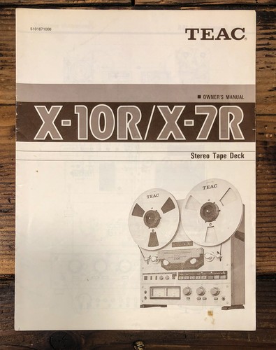 Teac 10r reel to - x-7r, x-10r