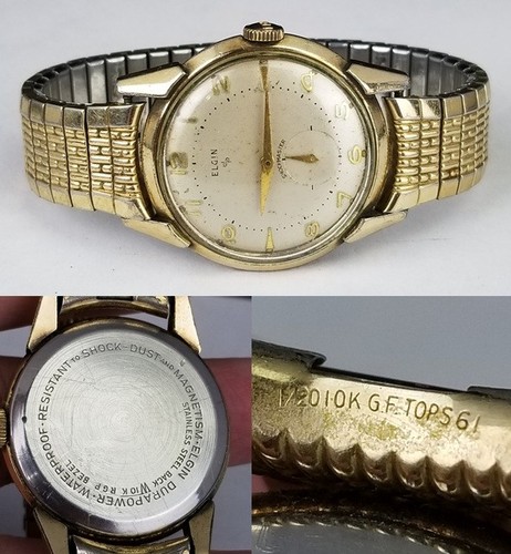Vintage mens watch elgin - vintage,