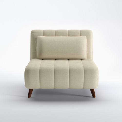 Modern polyester futon chair - polyester,