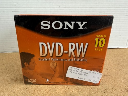 Sony dvd pack - sony, dvd-rw