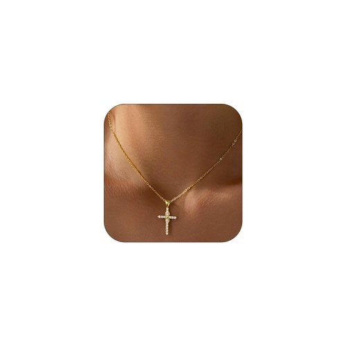 18k gold plated cross - 18k,
