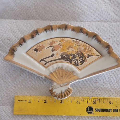 Japan chokin ceramic - chokin, fan