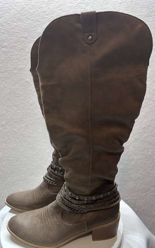 Xappeal brown cowboy boots - cowboy,