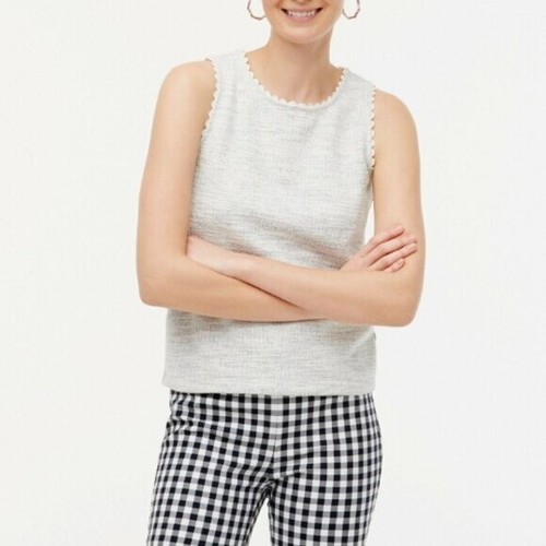 Crew ivory blue - blue, textured