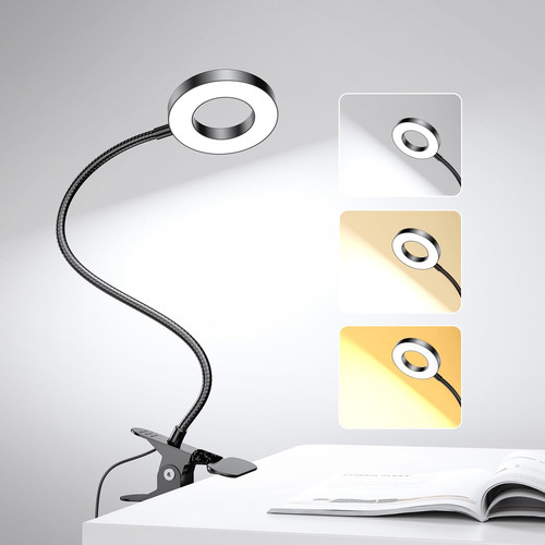 Led desk lamp - desk, on