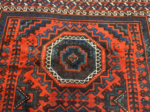 Antique bal uch tribal rug - tribal,